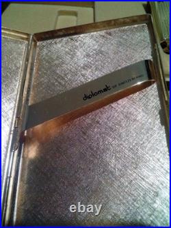RARE! Vintage DIPLOMAT Present Set, Lighter+Pen+Card Holder, SWISS, NEW OLD