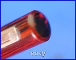 RARE Vintage Oversized Salz Brothers Fountain Pen REDWOOD GRAIN EBONITE 14K NIB