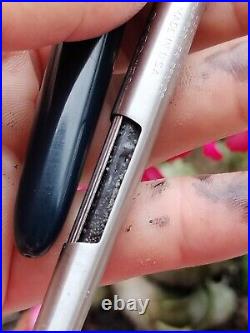 RARE? Vintage Parker 51 Fountain Pen Navy Blue Nib Size F Good Condition