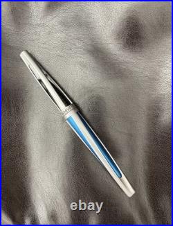RARE Vtg BMW M3 M5 M7 Titanium Blue Silver Steel Carbide Exclusive. 7mm Gel Pen