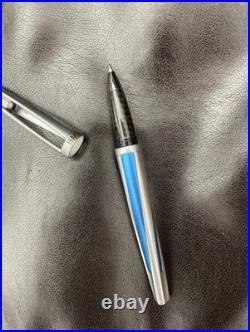 RARE Vtg BMW M3 M5 M7 Titanium Blue Silver Steel Carbide Exclusive. 7mm Gel Pen