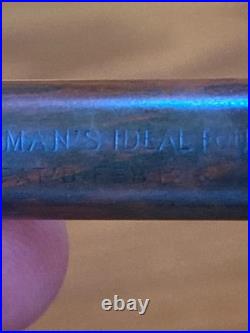 RARE Waterman Fountain Pen (no logo 2 patent dates) 14K Nib Unrestored 5 1/8