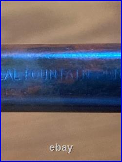 RARE Waterman Fountain Pen (no logo 2 patent dates) 14K Nib Unrestored 5 1/8