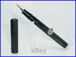 RARE antique THE JAXON PEN Self Filling No 4 BCHR fountain pen flexy 14ct M nib