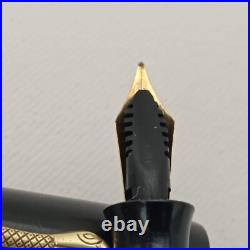 REFORM 629 Black Piston Fountain Pen 14k EF Nib Vintage 30s RARE Germany