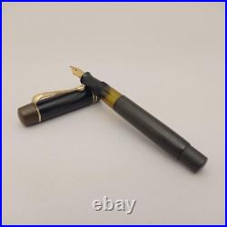 REFORM 629 Black Piston Fountain Pen 14k EF Nib Vintage 30s RARE Germany
