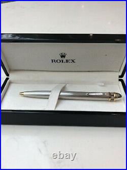 ROLEX Watch Offical Ballpoint Pen Platinum/gold Plated Rare 1 Of 400 Collectible