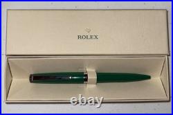ROLEX Watch Official Ballpoint Pen with box VIP Gift green Rare Brand New