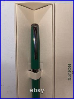 ROLEX Watch Official Ballpoint Pen with box VIP Gift green Rare Brand New