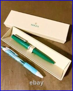 ROLEX Watch Official Novelty Ballpoint Pen Green with box VIP Gift Rare New