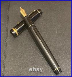 Rare 18K Gold Nib Custom 74 Fountain Pen Medium Flattop Limited Used