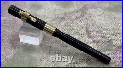 Rare 1914 Boston Pen Co. Safety 12 Eyedropper, 14k Cap Band & 14k Clip, 14k Nib