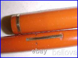 Rare 1920s RED RADITE SHEAFFER Fountain Pen 14K No 46 NIB FIBEROID CO