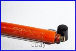 Rare 1930S GOLDFINK DUOFOLD Fountain Pen In Coral Red With Fine 14K Gold Nib