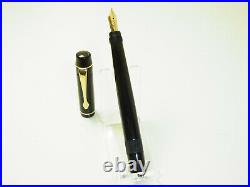 Rare 1930´s MONTBLANC 304 Hard Rubber Safety Fountain Pen 14ct OM nib SERVICED