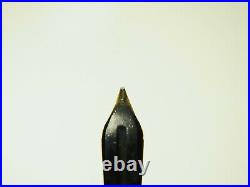 Rare 1930´s MONTBLANC 304 Hard Rubber Safety Fountain Pen 14ct OM nib SERVICED