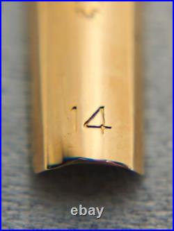 Rare 1930s MONTBLANC 14CARAT #4 size nib only Rare 1930s MONTBLANC 14CARAT #4 size nib only