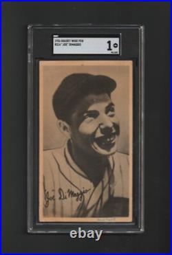 Rare 1936 Goudey Wide Pen R314 JOE DiMAGGIO RC SGC Must See