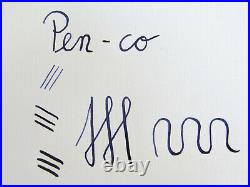 Rare 1950´s Italian PEN-CO rolled gold fountain pen flexy 14ct M nib