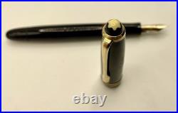 Rare 1950's MINT MONTBLANC 244 Celluloid Fountain Pen- AEG- 14k KF Nib-Restored