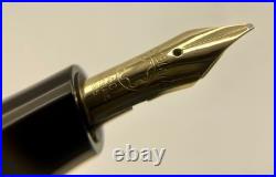 Rare 1950's MINT MONTBLANC 244 Celluloid Fountain Pen- AEG- 14k KF Nib-Restored