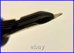 Rare 1950's MINT MONTBLANC 244 Celluloid Fountain Pen- AEG- 14k KF Nib-Restored