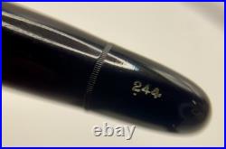 Rare 1950's MINT MONTBLANC 244 Celluloid Fountain Pen- AEG- 14k KF Nib-Restored
