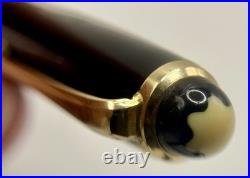 Rare 1950's MINT MONTBLANC 244 Celluloid Fountain Pen- AEG- 14k KF Nib-Restored