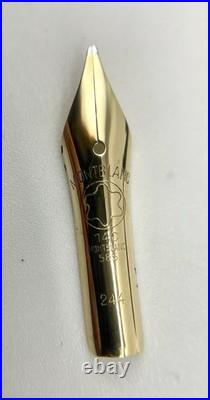 Rare 1950's MINT MONTBLANC 244 Celluloid Fountain Pen- AEG- 14k KF Nib-Restored