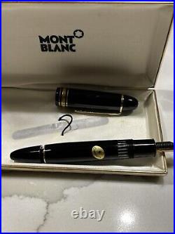 Rare 1960's Meisterstuck, 149 Diplomat Fountain Pen, 18C Gold M Nib