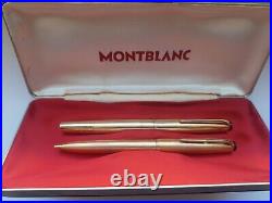 Rare 1960's Montblanc Meisterstuck No. 82 & No. 88 Pen Set 18K Nib
