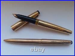Rare 1960's Montblanc Meisterstuck No. 82 & No. 88 Pen Set 18K Nib