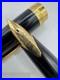 Rare_1972_Pilot_Elite_CUSTOM_01105_Fountain_Pen_18K_Nib_Black_Barrel_01_ovo