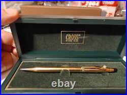 Rare 1991 Pedrara Diamond Cross Century Classic 10kt Gold Ballpoint Pen New Gift