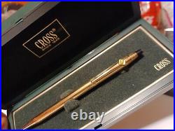 Rare 1991 Pedrara Peridot Cross Century Classic 10kt Gold Ballpoint Pen New Gift