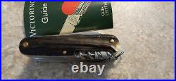 Rare 1993 Victorinox Swiss Army Knife SwissChamp Genuine Staghorn red stag NOS