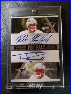 Rare 2010 Playoff NT Rob Gronkowski Rookie Pen Pals Dual On Card Auto Patriots
