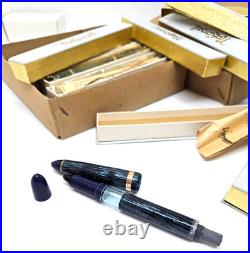 Rare 50's National Stylographic Fountain Pen Lot Of 6 Factory Box W. Germany