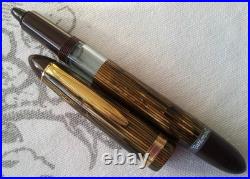 Rare 50's National Stylographic Fountain Pen Lot Of 6 Factory Box W. Germany