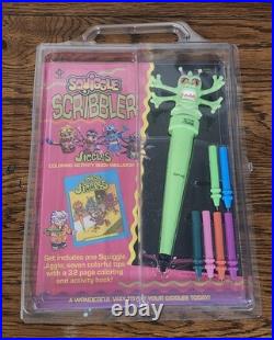 Rare Alien Monster Squiggle Jiggle Scribbler Pen Set New Blister Pack Hart 1993