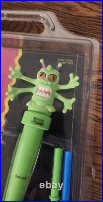 Rare Alien Monster Squiggle Jiggle Scribbler Pen Set New Blister Pack Hart 1993