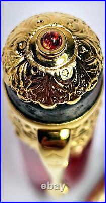 Rare! Ancora Vesuvio Red Limited Edition 73/88 Fountain Pen Medium 18k Gold Nib