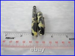 Rare Antique Eclipse Marxton Black Pearl 14k Solid Gold Fine Nib Fountain Pen Rare Antique Eclipse Marxton Black Pearl 14k Solid Gold Fine Nib Fountain Pen