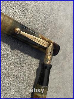Rare Antique Lebouef Unbreakable Fountain pen with14K Gold nib #8-2039.23