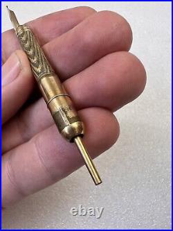 Rare Antique Mabie Todd & Co New York # 4 Dip Fountain Pen & Pencil Combo