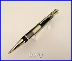 Rare Ballpoint Pen Of Prestige Duofold Mosaic Black Platinum New Of Stock MX303