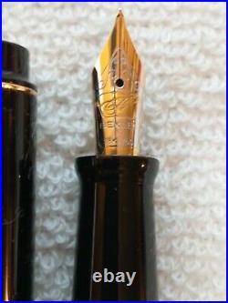 Rare Bexley Millennium Throwback Vintage Fountain Pen 18k 750 Solid Gold M Nib
