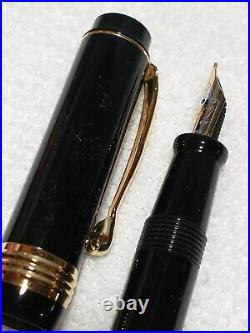Rare Bexley Millennium Throwback Vintage Fountain Pen 18k 750 Solid Gold M Nib
