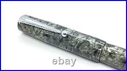 Rare Blackbird Self Filler Pen, London Smoke, Semi Flex, 14k Medium Nib
