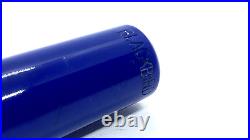 Rare Blackbird Self Filling Pen, 5275, Solid Blue, Springy, 14k Medium Nib